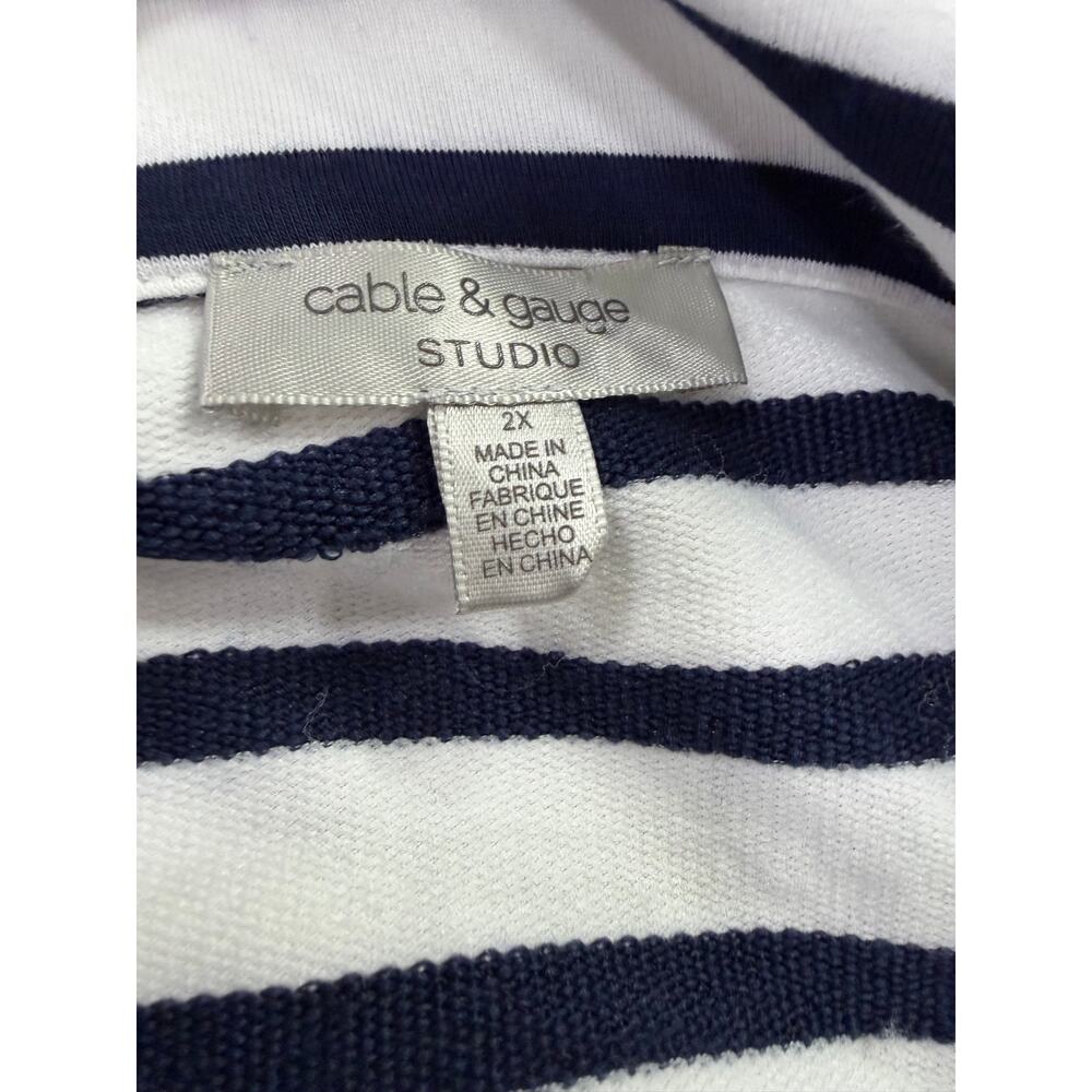 Cable & Gauge Women’s Sweater Size 2X # Bag 221 - Picture 4 of 5